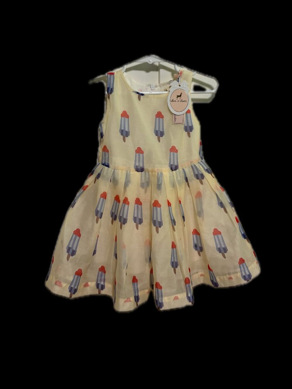 Yellow Popsicle Dress - Doe a Dear